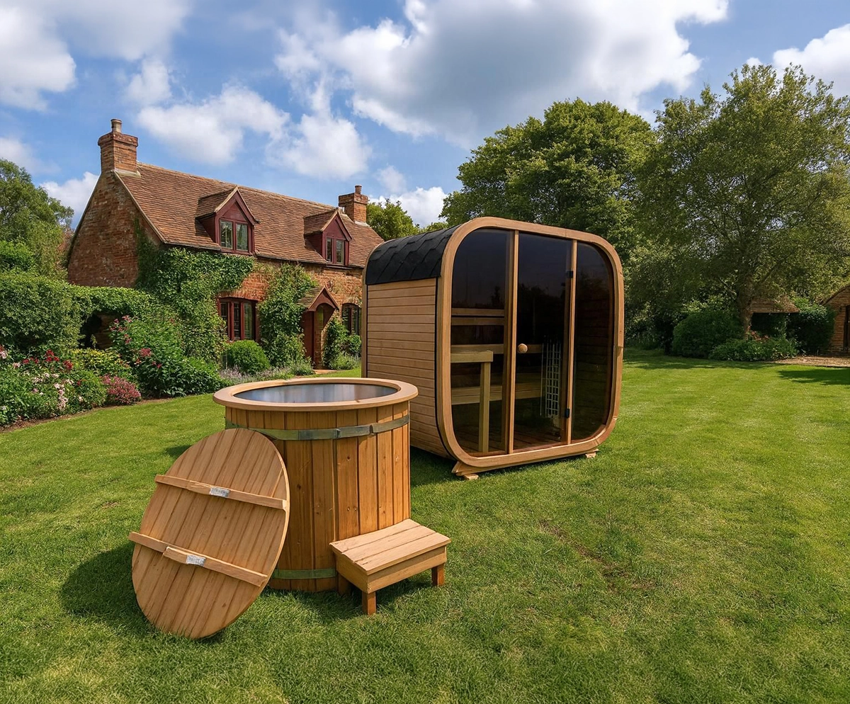 Thermowood outdoor sauna 3–4 person GreenArt Landscapers Aberdeen